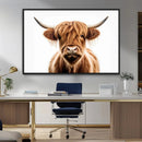 Scottish Highland Cow Canvas Print, Framed Highland Cow by MyGreatCanvas | Canvas Wall Art Prints | Photo Prints & Wall Decor