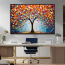 Vibrant Tree of Life Canvas Wall Art – Colorful Abstract by MyGreatCanvas | Canvas Wall Art Prints | Photo Prints & Wall Decor