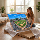 Wrigley Field Baseball Stadium Canvas Wall Art – Packed