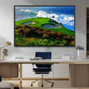 Coastal Golf Course Wall Art Canvas Print – Vibrant Green by MyGreatCanvas | Canvas Wall Art Prints | Photo Prints & Wall Decor