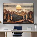 Wood Mountain Wall Art Canvas Print – Layered Forest and by MyGreatCanvas | Canvas Wall Art Prints | Photo Prints & Wall Decor