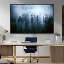 Foggy Pines Misty Forest Wall Art Print by MyGreatCanvas | Canvas Wall Art Prints | Photo Prints & Wall Decor