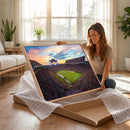 Jordan-Hare Stadium Wall Art Canvas Print, Football Stadium