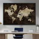 Vibrant Watercolor World Map Wall Art – Stunning Multicolor by MyGreatCanvas | Canvas Wall Art Prints | Photo Prints & Wall Decor