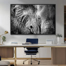 Wild Old Elephant Wall Art Canvas Print
