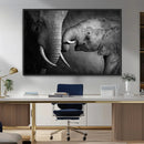 Elephant Family Wall Art Canvas, Framed Elephant Family by MyGreatCanvas | Canvas Wall Art Prints | Photo Prints & Wall Decor