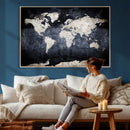 Vintage World Map Canvas Wall Art – Antique Triptych Map by MyGreatCanvas | Canvas Wall Art Prints | Photo Prints & Wall Decor