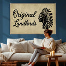 Original Landlords Wall Art Canvas Print, Native American by MyGreatCanvas | Canvas Wall Art Prints | Photo Prints & Wall Decor