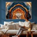 Abstract Wood Grain Canvas Print, Tree Ring Pattern Wall by MyGreatCanvas | Canvas Wall Art Prints | Photo Prints & Wall Decor