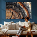 Abstract Tree Ring Wall Art Print – Natural Rustic Wood by MyGreatCanvas | Canvas Wall Art Prints | Photo Prints & Wall Decor