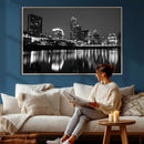 Austin Skyline Wall Art Canvas Print, Austin Downtown Night by MyGreatCanvas | Canvas Wall Art Prints | Photo Prints & Wall Decor