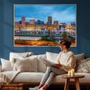 Baltimore Skyline Wall Art Canvas Print, Baltimore Downtown by MyGreatCanvas | Canvas Wall Art Prints | Photo Prints & Wall Decor