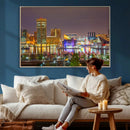 Baltimore Skyline Wall Art Canvas Print, Baltimore Downtown by MyGreatCanvas | Canvas Wall Art Prints | Photo Prints & Wall Decor