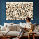 American Elk Wall Art Canvas Print - Abstract Deer Animal by MyGreatCanvas | Canvas Wall Art Prints | Photo Prints & Wall Decor