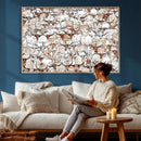 Abstract Longhorn Herd Wall Art Canvas Print - Abstract by MyGreatCanvas | Canvas Wall Art Prints | Photo Prints & Wall Decor