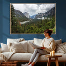 Yosemite Valley Wall Art Canvas Print – Misty Mountain by MyGreatCanvas | Canvas Wall Art Prints | Photo Prints & Wall Decor