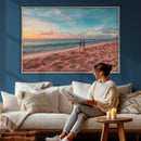 Pastel Beach Wall Art Canvas Print – Soft Coastal by MyGreatCanvas | Canvas Wall Art Prints | Photo Prints & Wall Decor
