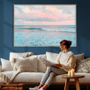 Ocean Wave Wall Art Canvas Print, Pastel Surf Seascape by MyGreatCanvas | Canvas Wall Art Prints | Photo Prints & Wall Decor