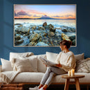 Mayon Volcano Seascape Wall Art Canvas Print, Tropical Ocean by MyGreatCanvas | Canvas Wall Art Prints | Photo Prints & Wall Decor