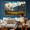 Yosemite Valley River Wall Art Canvas Print by MyGreatCanvas | Canvas Wall Art Prints | Photo Prints & Wall Decor