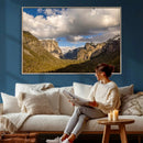Yosemite Valley River Landscape Wall Art Canvas Print, by MyGreatCanvas | Canvas Wall Art Prints | Photo Prints & Wall Decor