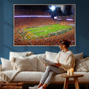 Clemson Football Stadium Wall Art Canvas Print, College by MyGreatCanvas | Canvas Wall Art Prints | Photo Prints & Wall Decor