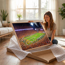 Clemson Football Stadium Wall Art Canvas Print, College