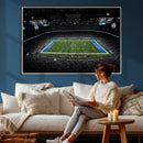 Detroit Lions Stadium Wall Art Canvas Print, Football Field by MyGreatCanvas | Canvas Wall Art Prints | Photo Prints & Wall Decor