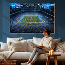 Detroit Lions Stadium Wall Art Canvas Print, Football Field by MyGreatCanvas | Canvas Wall Art Prints | Photo Prints & Wall Decor