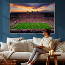Oklahoma Sooners Stadium Wall Art Canvas Print, College by MyGreatCanvas | Canvas Wall Art Prints | Photo Prints & Wall Decor