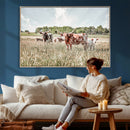 Texas Longhorn Cattle Wall Art Canvas Print: Western Ranch by MyGreatCanvas | Canvas Wall Art Prints | Photo Prints & Wall Decor