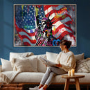 USA Statue of Liberty Graffiti Street Art Wall Art Canvas by MyGreatCanvas | Canvas Wall Art Prints | Photo Prints & Wall Decor