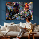 Graffiti Baseball Player Street Art Wall Art Canvas Print by MyGreatCanvas | Canvas Wall Art Prints | Photo Prints & Wall Decor