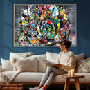 Abstract Graffiti Collage Street Art Wall Art Canvas Print by MyGreatCanvas | Canvas Wall Art Prints | Photo Prints & Wall Decor
