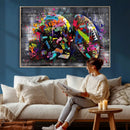 Graffiti American Football Helmet Street Art Wall Art Canvas by MyGreatCanvas | Canvas Wall Art Prints | Photo Prints & Wall Decor