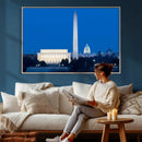 Washington DC Skyline Wall Art Canvas Print – Lincoln by MyGreatCanvas | Canvas Wall Art Prints | Photo Prints & Wall Decor