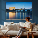 Washington DC Wall Art Canvas Print – Lincoln Memorial Night by MyGreatCanvas | Canvas Wall Art Prints | Photo Prints & Wall Decor