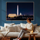 Washington White House Skyline Wall Art Canvas Print – by MyGreatCanvas | Canvas Wall Art Prints | Photo Prints & Wall Decor