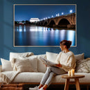 Washington DC Wall Art Canvas Print – Lincoln Memorial Night by MyGreatCanvas | Canvas Wall Art Prints | Photo Prints & Wall Decor