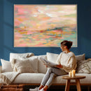 Abstract Pastel Landscape Wall Art Canvas Print – Soft Pink by MyGreatCanvas | Canvas Wall Art Prints | Photo Prints & Wall Decor