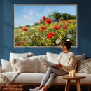 Wildflower Meadow Wall Art Canvas Print – Colorful Poppy and by MyGreatCanvas | Canvas Wall Art Prints | Photo Prints & Wall Decor