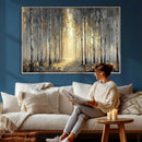 Abstract Birch Forest Wall Art Canvas Print – Modern Neutral by MyGreatCanvas | Canvas Wall Art Prints | Photo Prints & Wall Decor