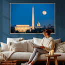 Washington DC Skyline Wall Art Canvas Print – Lincoln by MyGreatCanvas | Canvas Wall Art Prints | Photo Prints & Wall Decor