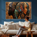 Abstract Afro American Women Wall Art Canvas Print by MyGreatCanvas | Canvas Wall Art Prints | Photo Prints & Wall Decor
