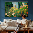 Gustav Klimt Boho Mountain Landscape Large Wall Art, by MyGreatCanvas | Canvas Wall Art Prints | Photo Prints & Wall Decor