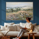 Katie Staples Hillside Canvas Wall Art — Coastal Wildflower by MyGreatCanvas | Canvas Wall Art Prints | Photo Prints & Wall Decor
