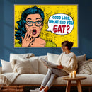 Pop Art Print Bathroom Sign Wall Art Canvas Print — Funny by MyGreatCanvas | Canvas Wall Art Prints | Photo Prints & Wall Decor
