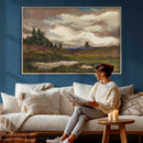 Gustav Macoun Heathland Canvas Print, Czech Landscape Oil by MyGreatCanvas | Canvas Wall Art Prints | Photo Prints & Wall Decor