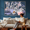 Playing Cards Canvas Wall Art | Casino Game Room Decor, by MyGreatCanvas | Canvas Wall Art Prints | Photo Prints & Wall Decor