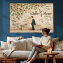 Wedding Guest Book Alternative Wall Art Canvas Print, Personalized Wedding Signature Poster, Custom Couple Photo Guestbook Canvas by MyGreatCanvas | Canvas Wall Art Prints | Photo Prints & Wall Decor